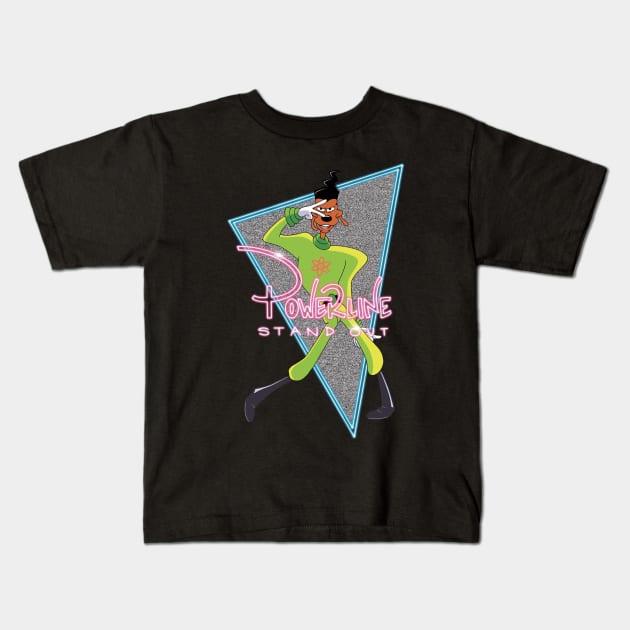 Powerline Stand Out Kids T-Shirt by Leevie